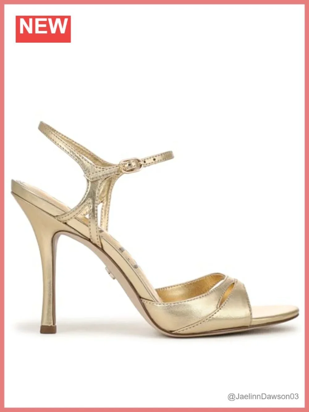 Women's Heeled Sandals Stiletto Heel Ankle Strap Leather